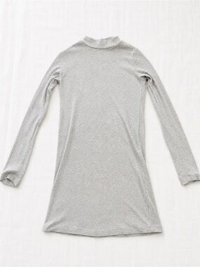 NOBO Heather Gray Long Sleeve Mock Neck Tunic